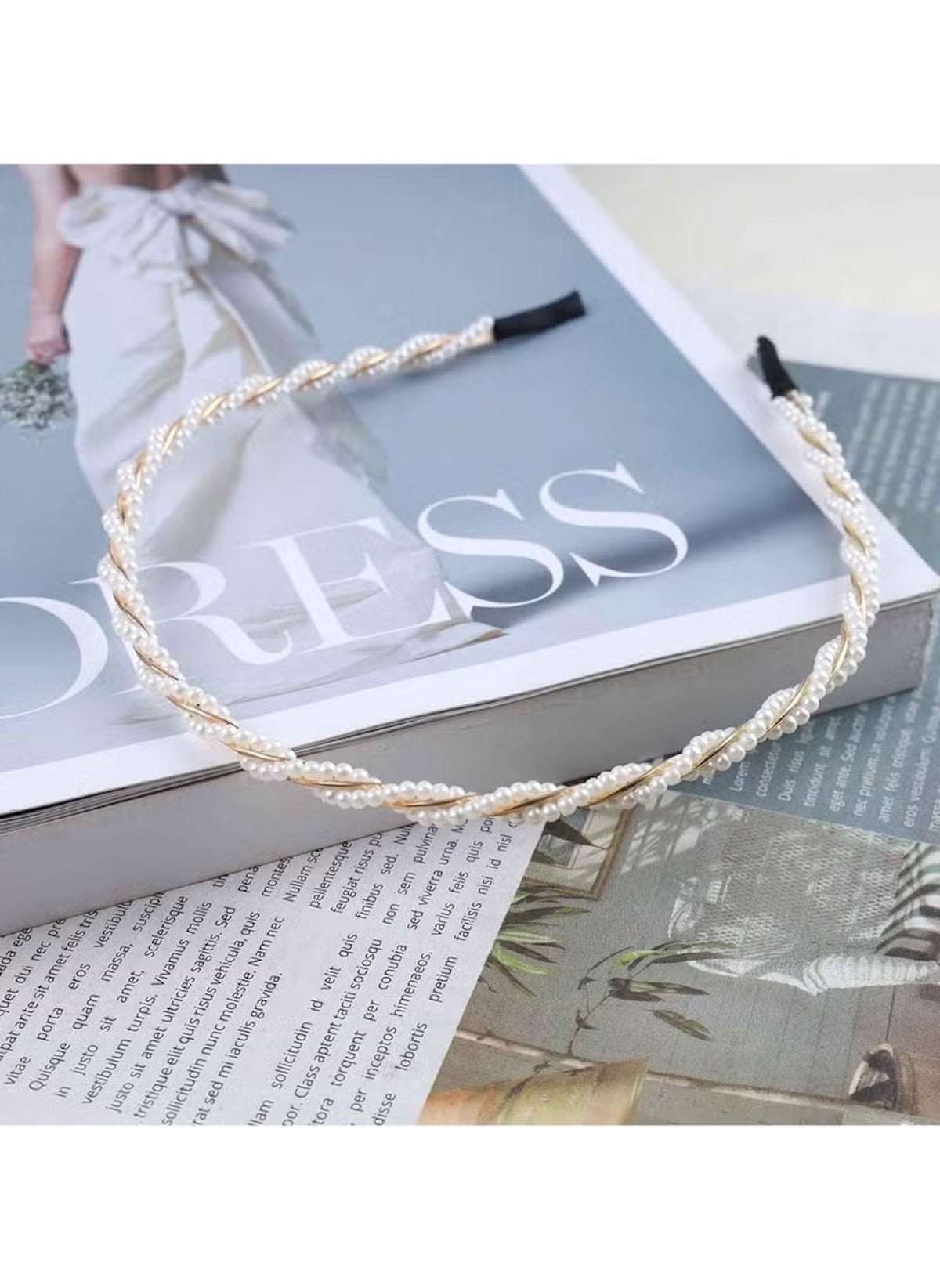Huitich Pearl Hair Jewelry for Kids Stylish Headband - Mumzar