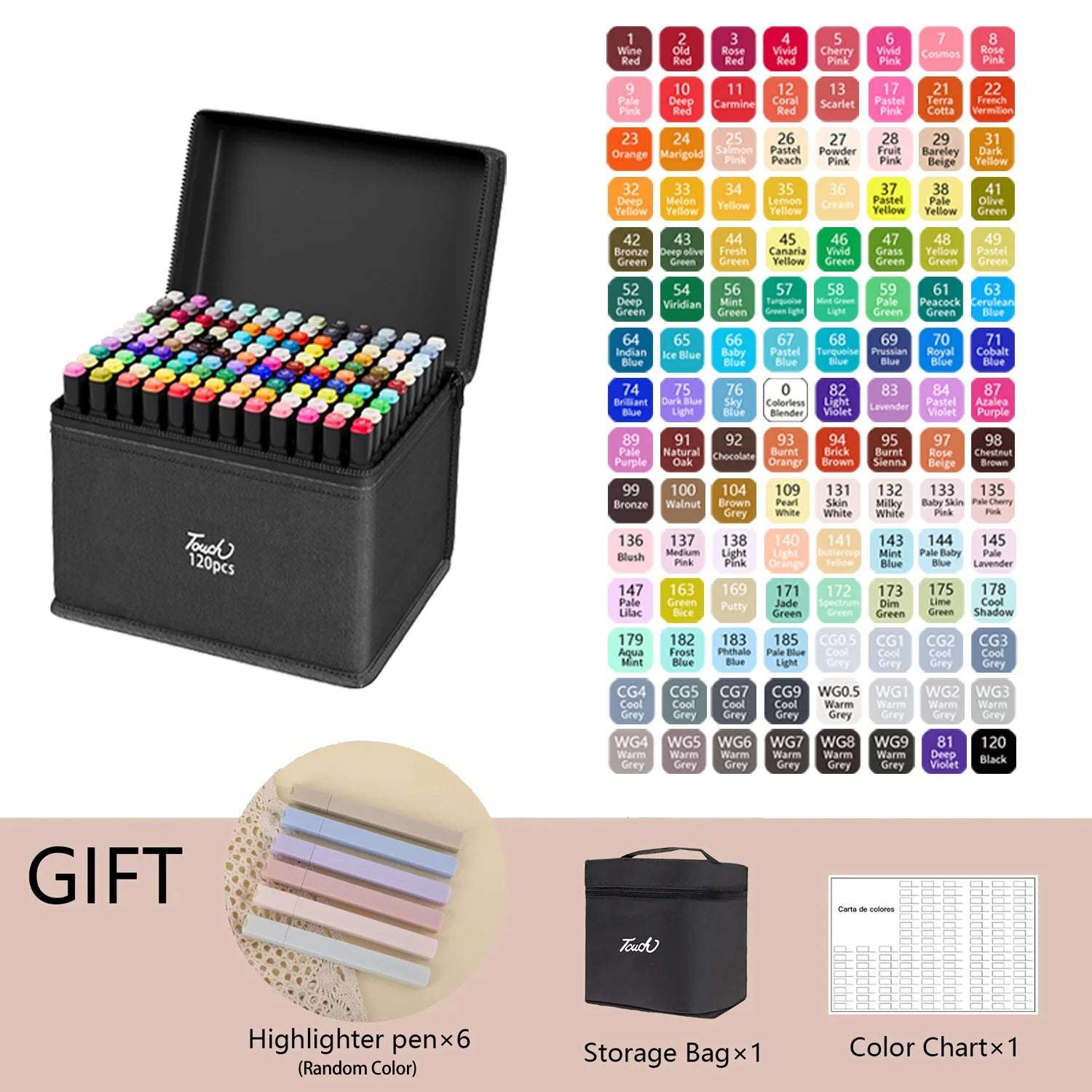 Huitich Permanent Illustration Markers for Drawing - 262 Colors Set - Mumzar