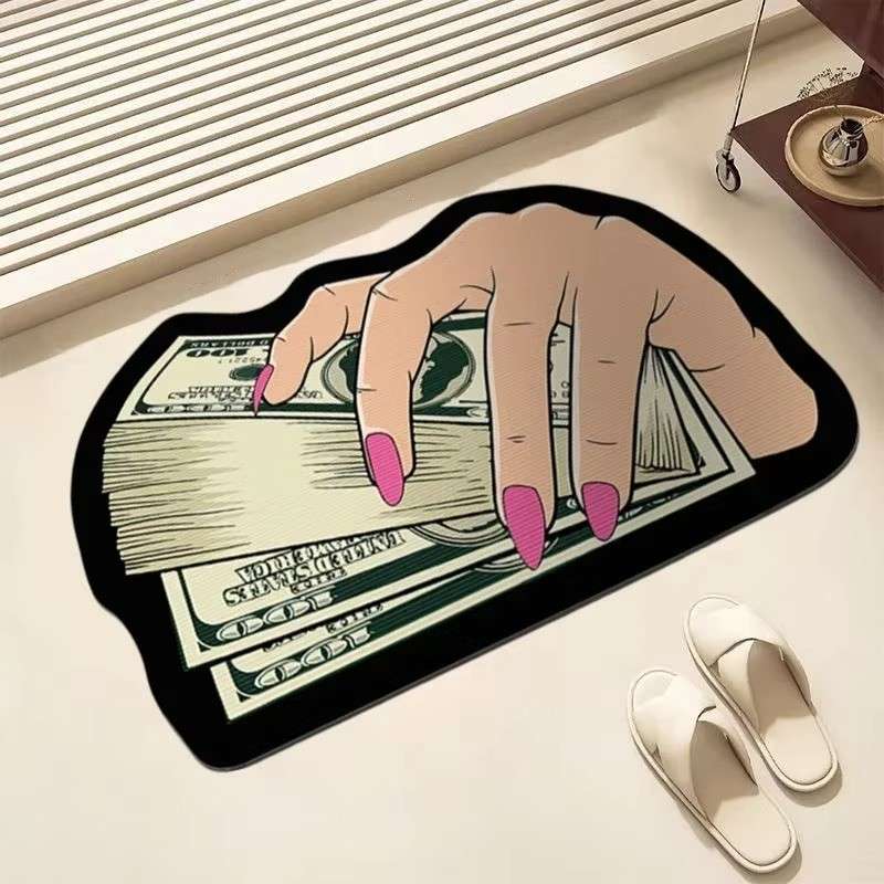 Huitich Personalized Dollar Carpet Creative Money Rug - Mumzar