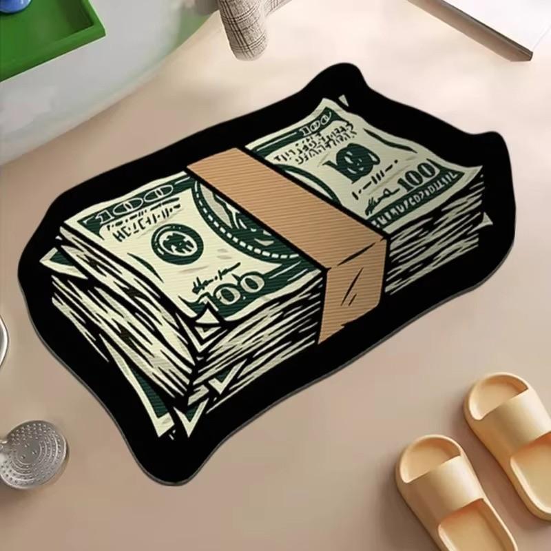 Huitich Personalized Dollar Carpet Creative Money Rug - Mumzar