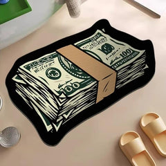 Huitich Personalized Dollar Carpet Creative Money Rug - Mumzar
