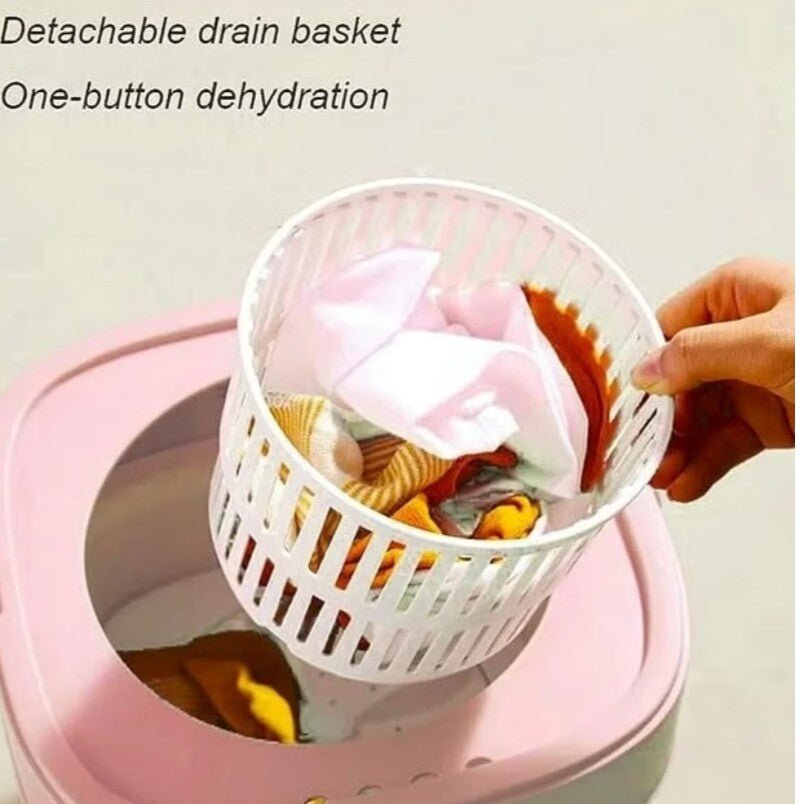 Huitich Pink Portable Washer for Small Spaces Compact - Mumzar