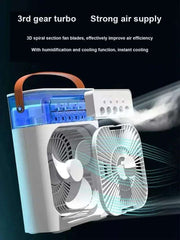 Huitich Portable Air Cooler Fan with Mist - Mumzar