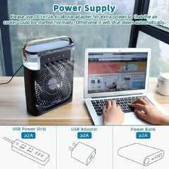 Huitich Portable Air Cooler Fan with Mist - Mumzar