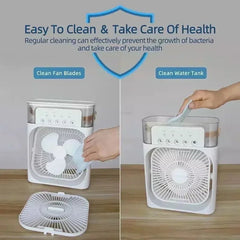 Huitich Portable Air Cooler Fan with Mist - Mumzar