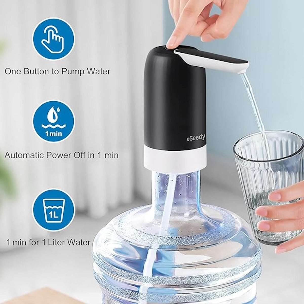 Huitich Portable Electric Water Dispenser for Home - Mumzar