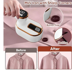 Huitich Portable Fabric Steamer and Iron with Digital Display - Mumzar