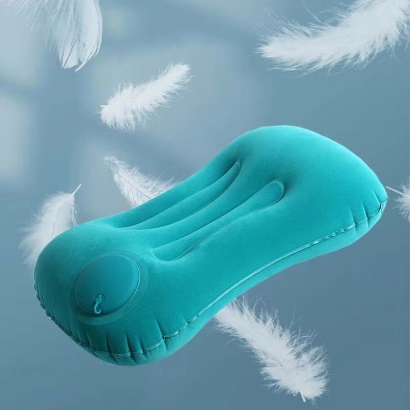 Huitich Portable Inflatable Travel Pillow & Lumbar Support - Mumzar