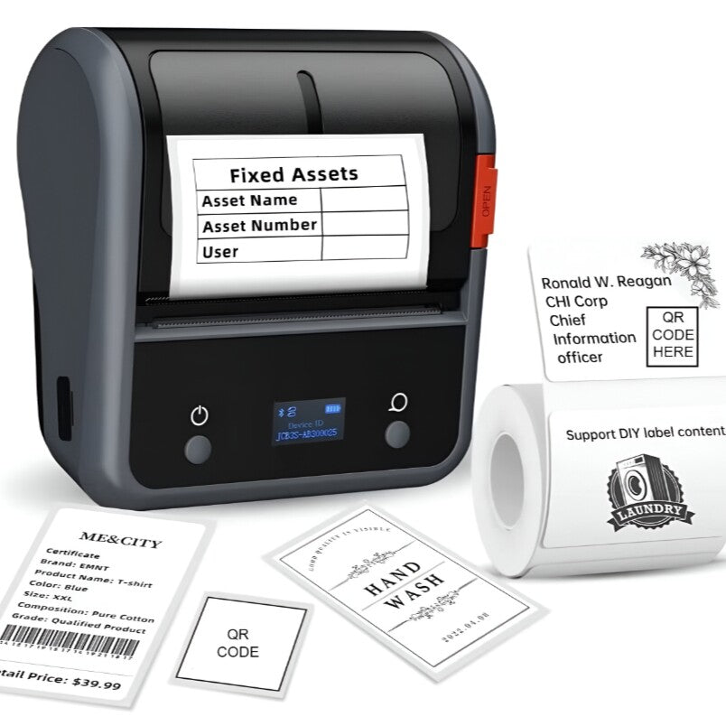 Huitich Portable Mini Thermal Printer Wireless Label Maker - Mumzar