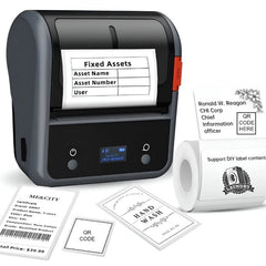 Huitich Portable Mini Thermal Printer Wireless Label Maker - Mumzar