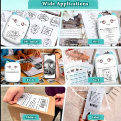 Huitich Portable Mini Thermal Printer Wireless Label Maker - Mumzar