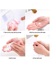 Huitich Portable Soap Paper Sheets Blue Milk Scent - Mumzar