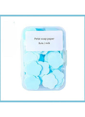 Huitich Portable Soap Paper Sheets Blue Milk Scent - Mumzar