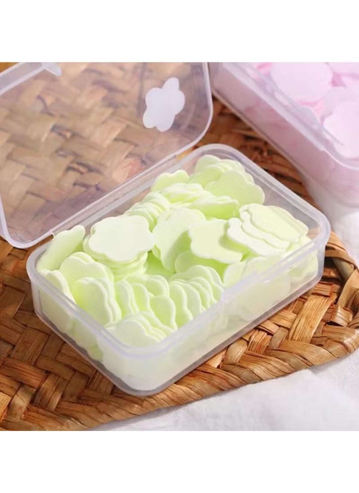 Huitich Portable Soap Paper Sheets Blue Milk Scent - Mumzar