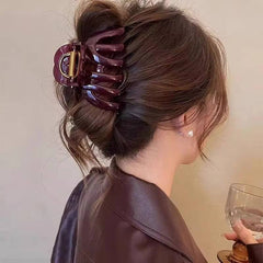 Huitich Pumpkin Hair Claw Clip for Women - Sweet Hair Accessory - Mumzar