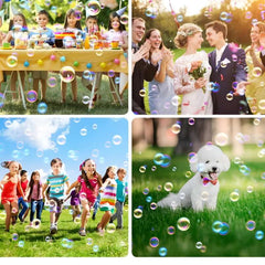 Huitich Rechargeable Bubble Gun for Kids Cute Pink Design - Mumzar