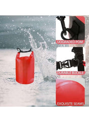 Huitich Red PVC Outdoor Dry Bag 15L Sport Bag - Mumzar
