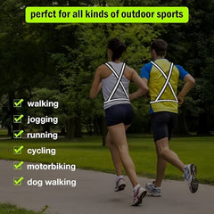 Huitich Reflective Safety Belt for Running Adjustable Gear - Mumzar