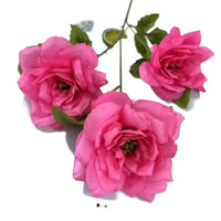 Huitich Rose Red Artificial Flowers Realistic Decor - Mumzar