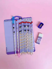 Huitich Sanrio Character Pencil Set with Sharpener - Mumzar