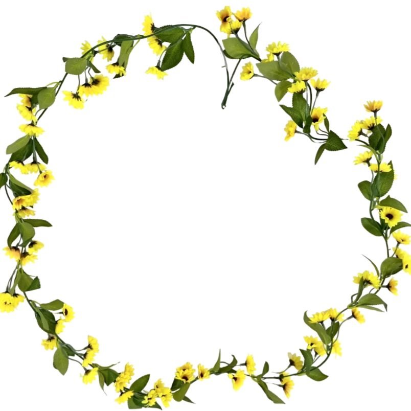 Huitich Silk Sunflower Garland for Home Decor Artificial Flowers - Mumzar
