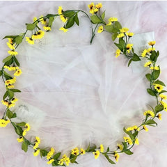 Huitich Silk Sunflower Garland for Home Decor Artificial Flowers - Mumzar