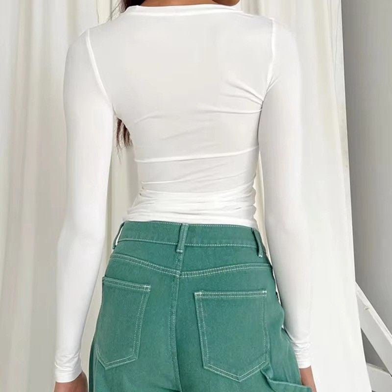 Huitich Slim Fit Tee for Women UAELong Sleeve Top - Mumzar