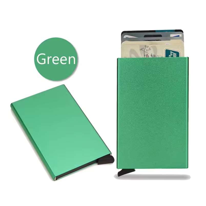 Huitich Slim Metal Card Holder RFID Smart Wallet - Mumzar
