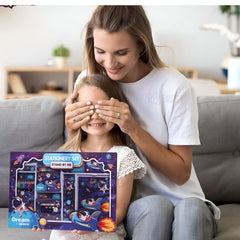 Huitich Space Stationery Set for Kids with Colorful Supplies - Mumzar