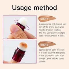 Huitich Sponge Head Concealer for Dark Circles - Mumzar