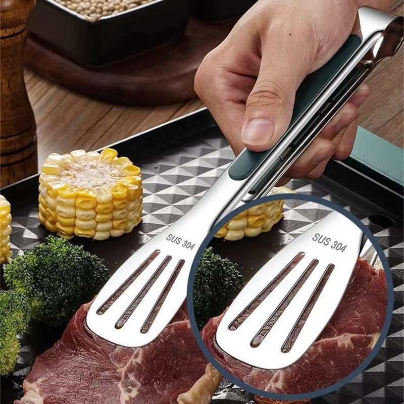 Huitich Stainless Steel Food Tongs Non - Slip Grip - Mumzar