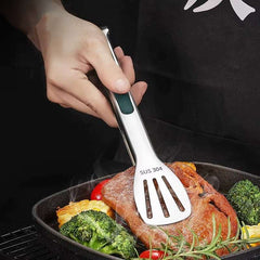 Huitich Stainless Steel Food Tongs Non - Slip Grip - Mumzar