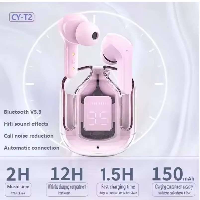 Huitich T2 Wireless Bluetooth Earphones with LED Display - Mumzar