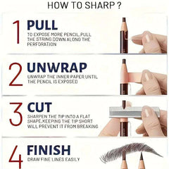 Huitich Tear Off Pull Line Eyebrow Pencil - Mumzar