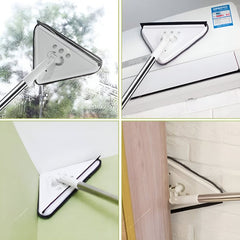 Huitich Triangular Mop for Corners Wet Mop with Long Handle - Mumzar