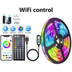 Huitich USB LED Strip Lights for Room RGB Neon - Mumzar