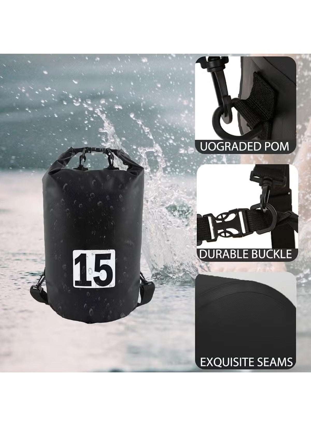 Huitich Waterproof Backpack 15L Sport Bag - Mumzar