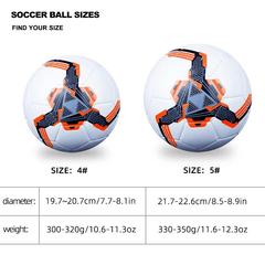 Huitich Wear Resistant Soccer Ball Size 4 & 5 - Mumzar