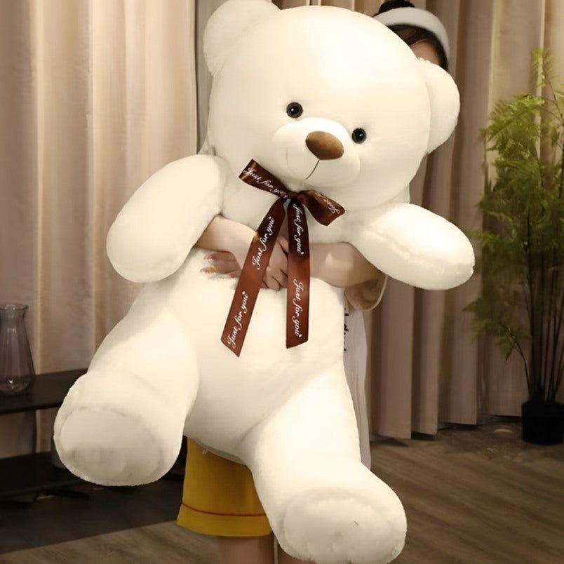 Huitich White Teddy Bear 60cm Soft Plush Toy - Mumzar
