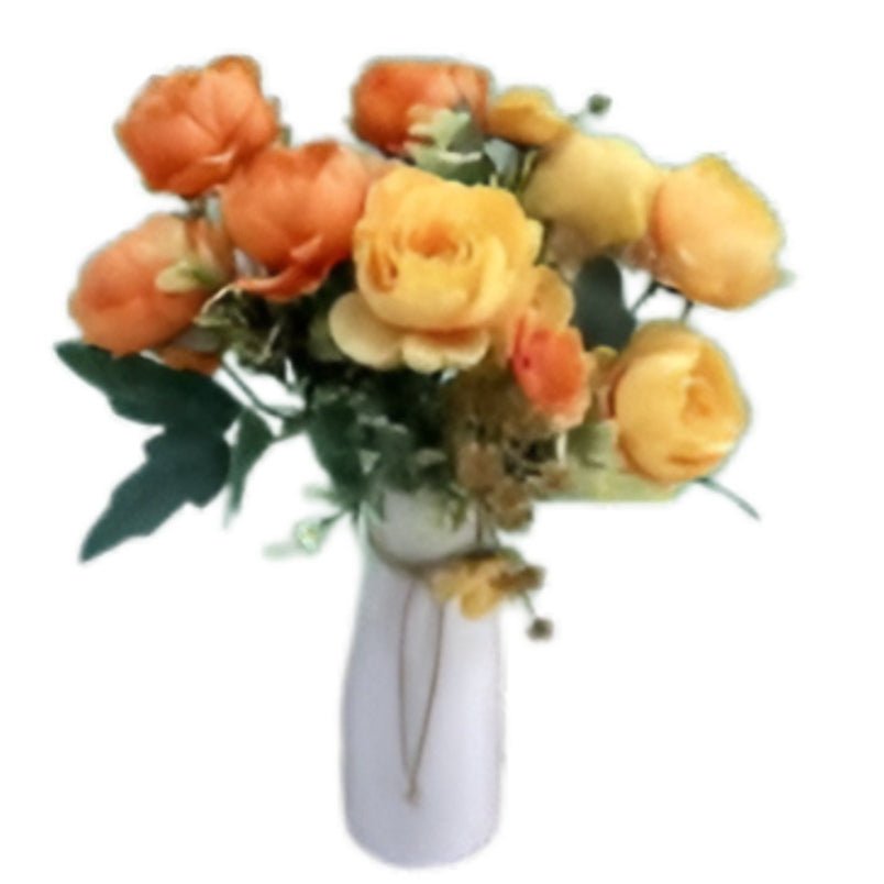 Huitich Yellow Artificial Flower Decor Set for Home - Mumzar