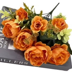 Huitich Yellow Artificial Flower Decor Set for Home - Mumzar