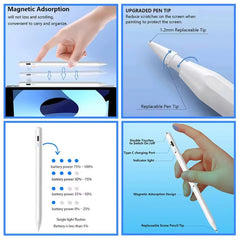 Stylus Pen for iPad – Palm Rejection & LED Power Display