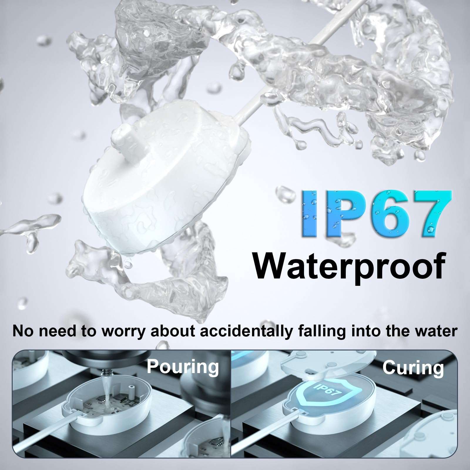 Oral B Pro 3 electric toothbrush charger IP67 waterproof charging base with water splash