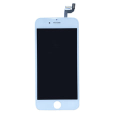 Mumzar white iPhone 6s screen replacement kit front LCD digitizer assembly with home button and flex cable