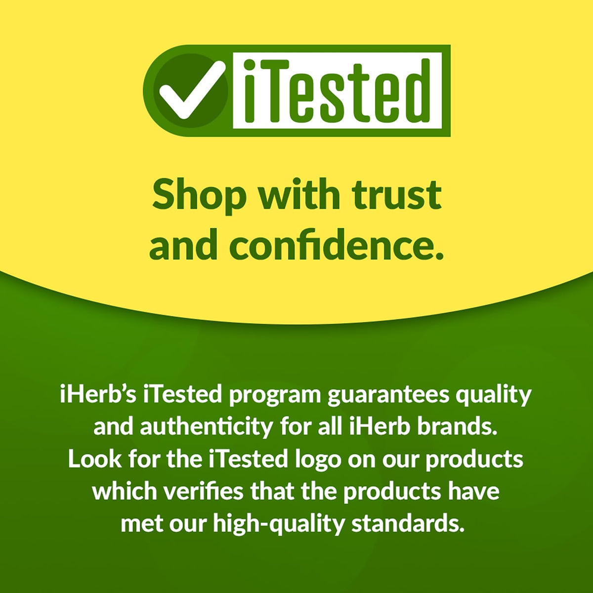 iTested quality badge and program text for California Gold Nutrition verified marine collagen peptides supplement