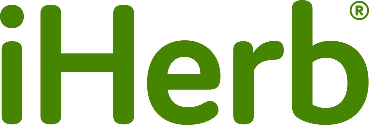 iHerb green logo on white background for Tea Tree Therapy tea tree oil mouthwash product page