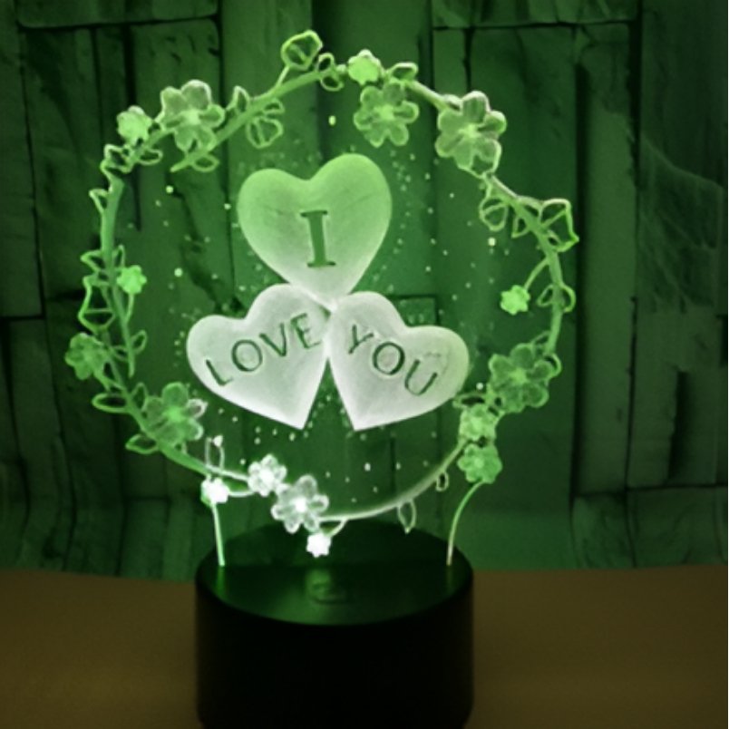 Illuminate Your Love Trending White LED 'I Love You' Lamp - Ideal Romantic Gift in the UAE! - Mumzar.com