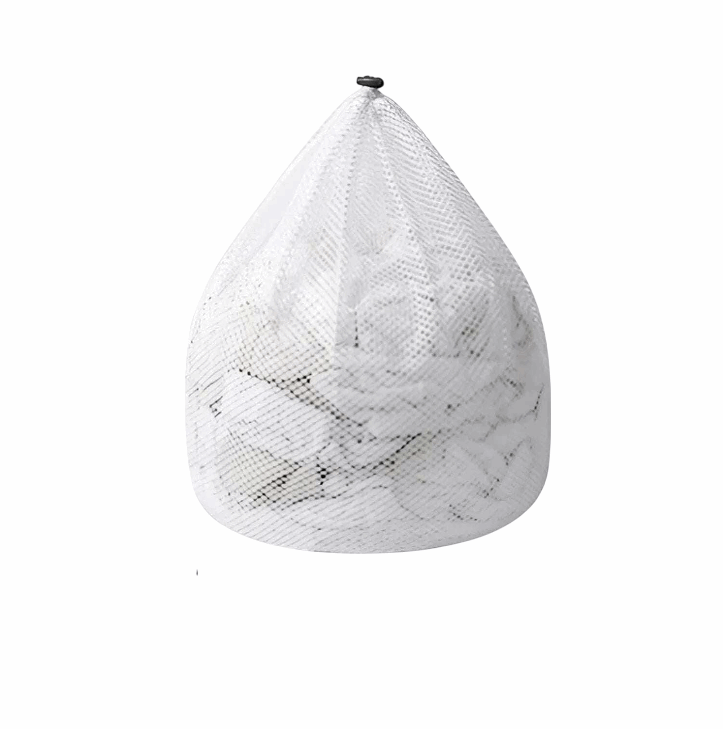 1PC Mesh Laundry Bag - Machine Washable Drawstring Design Travel Wash Bag for Blouses, Hosiery, Stockings, and Underwear