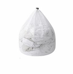 1PC Mesh Laundry Bag - Machine Washable Drawstring Design Travel Wash Bag for Blouses, Hosiery, Stockings, and Underwear