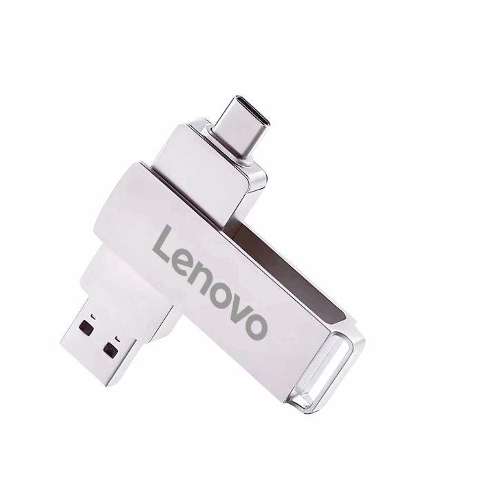 Lenovo 64TB USB Flash Drive USB 3.2 Memories Type-c 2-In-1 8TB 16TB OTG Pendrive 128GB High Speed Pendrive 2TB For Computer PS5
